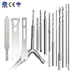 Broca canulada de acoplamiento rápido eléctrico para operaciones de trauma, de acero inoxidable, extra larga, tipo AO - Product Image 6