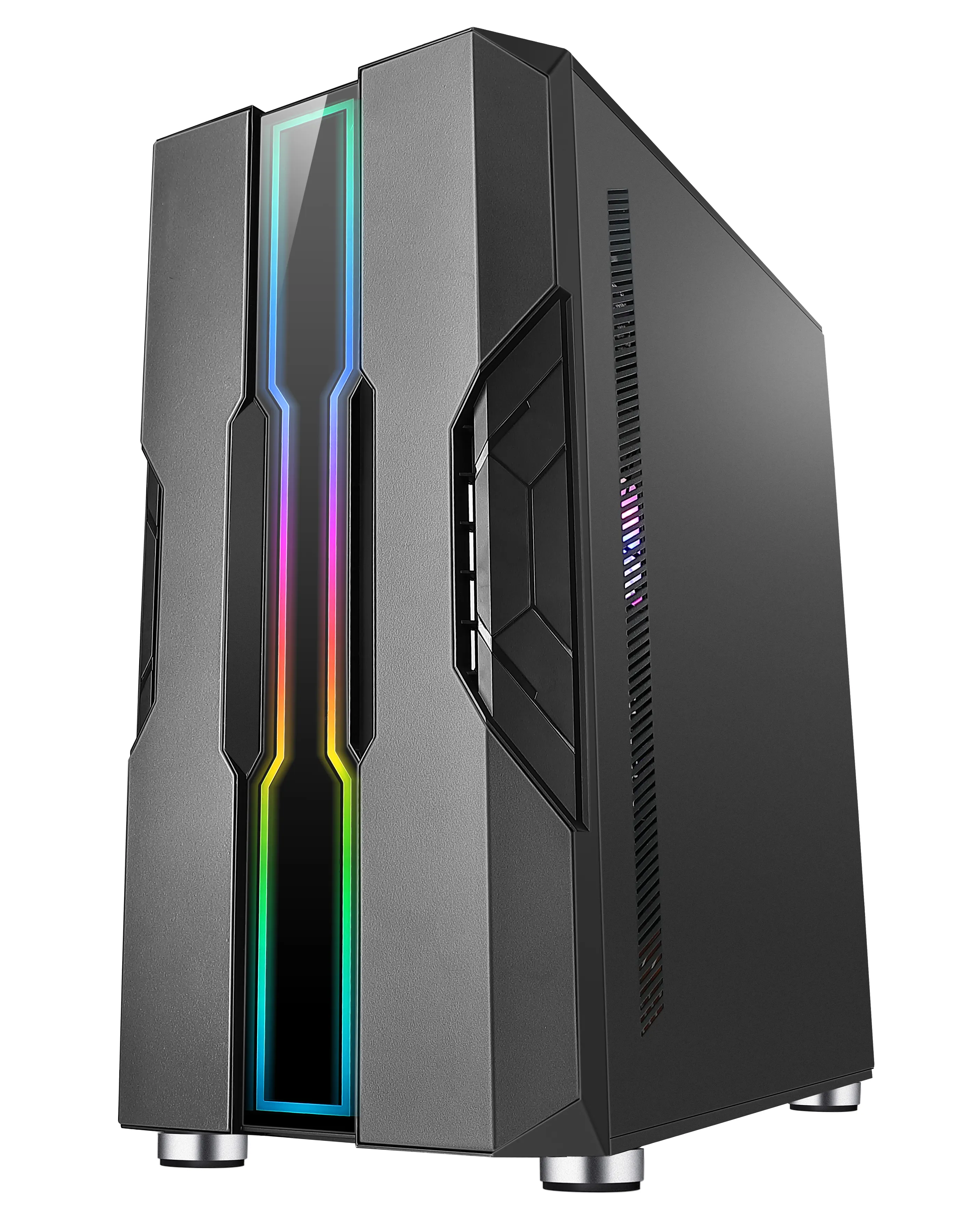 Mid Tower computer case with ARGB Cooling Fan pc case for gaming