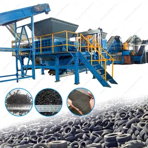 tyre scrapping machine recycled tires rubber powder price