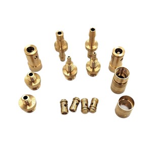 Bouches en laiton H62 sur mesure Kinshi, usinées CNC, pièces de tournage de précision, tolérance de 0,01 mm pour applications industrielles - Product Image 1