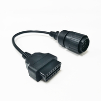 Ventas al por mayor 30cm OBD2 OBD II 16pin hembra a Motor adaptador motocicleta 10pin hembra Cable reemplazo para Motorrad BMW motocicletas