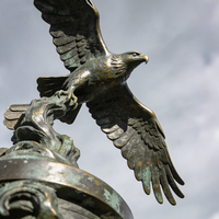 Statue d'Aigle, de Faucon ou de Hibou en Bronze et Laiton sur Mesure, Grande Taille, Artisanale, Sculpture Animale Personnalisée à Vendre