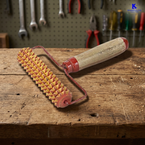 Rodillo de masaje de puntos de presión para manos y pies K Star, mini rodillo de acupresión de madera para terapia Sujok, alivio del dolor y el estrés. - Product Image 3