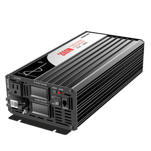 2000W שמש כוח עם אמריקאי שקע DC 12V <span class=keywords><strong>24V</strong></span> 36V 48V ל-AC <span class=keywords><strong>220V</strong></span> טהור סינוס גל מהפך 60HZ הטוב ביותר טהור סינוס גל להפוך - Product Image 1