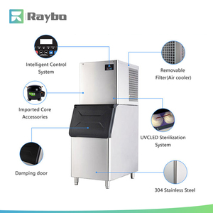Máquina de Hielo Comercial Automática RAYBO, Productora de Cubos de 500 kg para Negocios, Alta Productividad, Produce hasta 500 kg de Cubos de Hielo Diarios - Product Image 5