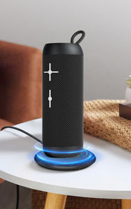 Best-selling EBS-606 5-10W Powerful Subwoofer <b>for</b> <b>Speaker</b> Fabric Mesh Handle Computer <b>Speaker</b> Wireless Charging Function RGB - Product Image 2