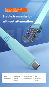 Câble de console USB Type-C vers RJ45, câble de débogage adapté au commutateur Cisc0, câble de contrôle 1,8 m - Product Image 3