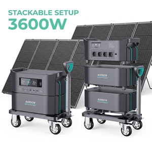 สถานีไฟฟ้าพกพา Sorein 3000W 3600W 4000W 5KW ออลอินวัน 3KW 2KW เครื่องกำเนิดไฟฟ้าพลังงานแสงอาทิตย์พร้อมแผงโซลาร์เซลล์ - Product Image 1