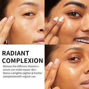 Ensemble de soins de la peau du visage Sérum <span class=keywords><strong>Trio</strong></span> Acide Hyaluronique Vitamine C & Rétinol Sérum pour Femmes Bright Smooth Hydrated Firmer-Looking Skin - Product Image 3