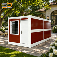 Maison conteneur pliable économique de 20 pieds, bureaux modulaires, maisons préfabriquées, mini-maisons conteneurs pour habitation