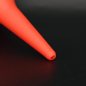 Pembersih Telinga Karet Merah Lembut, Suntik Telinga, Bola Hisap, Bola Pencuci Telinga Medis, Permukaan Halus, 11x6x5cm, Penghilang Debu - Product Image 2