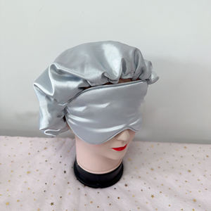 JAKIJAYI <span class=keywords><strong>bonnet</strong></span> <span class=keywords><strong>de</strong></span> <span class=keywords><strong>nuit</strong></span> avec <span class=keywords><strong>masque</strong></span> élastique pour les yeux pour <span class=keywords><strong>cheveux</strong></span> bouclés - Product Image 6