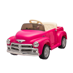 Auto <span class=keywords><strong>Elettrica</strong></span> per Bambini Chevrolet 3100 Autorizzata, Giocattolo in Plastica Rosa per Bambine dai 2 ai 4 Anni, Alimentata a Batteria Ricaricabile 12V - Product Image 1
