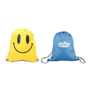 High Quality Custom Logo Nylon Drawstring Bag Waterproof Travel Sport Gym Bag 210d 600d Polyester Drawstring <b>Backpack</b> Bags - Product Image 6