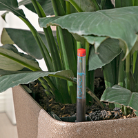 Pot de fleurs auto-arrosant en plastique sablé avec indicateur de niveau d'eau, pot carré conique texturé pour la maison et le bureau