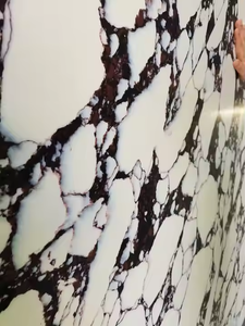 Entrega de fábrica Calacatta Violeta Cuarzo artificial Piedra Losa Encimera de cuarzo - Product Image 5