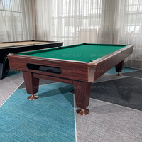 Table de billard américaine de compétition 9 pieds, 9 boules, avec système de récupération automatique des billes, modèle Black Diamond, pour salle de jeux