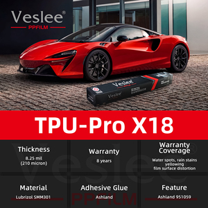 ฟิล์มป้องกันสี X18 8.25mil <span class=keywords><strong>โปร</strong></span>กาวลาเทมเปอร์100เปอร์เซ็นต์รับประกัน8ปี - Product Image 2