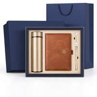 Set de Regalo Corporativo de Lujo 2026, Artículos Personalizados Promocionales, Libreta, Termo, Bolígrafo, Memoria USB