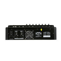 Mixer Amplifier Audio Profesional 8-Kanal 16DSP Bertenaga USB untuk Kontroler DJ Bahan Logam Fitur MP3