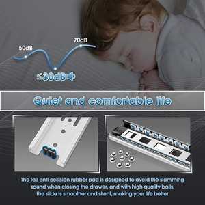 Yenuo 1 חתיכה מלאה בצד-הר מגרות הר שקופיות-4-8 כדור אינץ נושא מעקה מתכת לבנה - Product Image 3