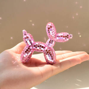 <span class=keywords><strong>Estatua</strong></span> Decorativa <span class=keywords><strong>de</strong></span> Perro Globo Estilo Bola <span class=keywords><strong>de</strong></span> Discoteca con Mosaico <span class=keywords><strong>de</strong></span> Espejos, Figura <span class=keywords><strong>de</strong></span> Animal Adorable para Fiesta, Estante y Decoración del Hogar, Venta al por Mayor - Product Image 3