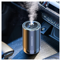 Diffuseur de parfum pour voiture électrique rechargeable par USB sans eau en métal portable grande capacité diffuseur d'huiles essentielles extérieur 1 an