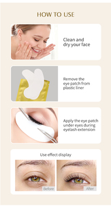 50 Patchs Hydrogel Sous les Yeux pour Extensions de Cils et Soins de Beauté - Product Image 3