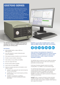 Spirent Gnss Constellatie Simulator Gss7000 Gss9000 Gps Bd Glonass Galileo Signaalgenerator - Product Image 6