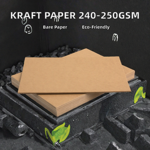 กระดาษคราฟท์สีธรรมชาติจากผู้ผลิต Kraft กระดาษและแผ่นกระดาษแข็งที่ไม่ฟอกขาว 240-250 แกรม กระดาษคราฟท์ลินเนอร์บอร์ดแบบดูเพล็กซ์ - Product Image 2