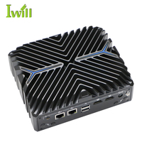 Mini pc industriel personnalisé sans ventilateur i3 i5 i7 12ème gen 2 * HD support NVME SSD avec emplacement SIM mini pc