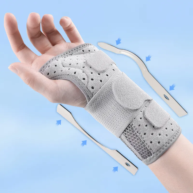 6062#Adjustable Night Wrist Support Brace with Splints And Carpal Tunnel