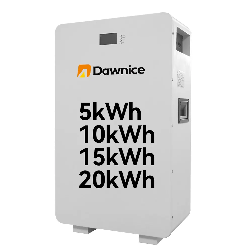 Système de batterie de stockage d'énergie domestique Powerwall au lithium-ion Ess mural blanc 51.2v 15kwh