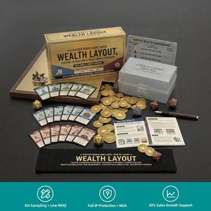 Juego de Mesa Estrategia de la Riqueza: Cartas Personalizadas de Edición Limitada, Acabado Brillante Duradero para Jugar en Familia - Product Image 1