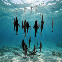 SEEHOO Flaps de pêche pour la pêche en haute mer au trolling de gros gibier, flaps de pêche en eau salée pour la pêche au tombolo