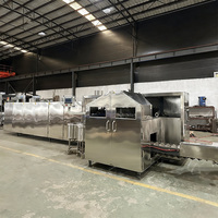 Ligne de production entièrement automatique de cornets de crème glacée adaptée à divers matériaux en farine