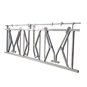 GREAT FARM factory Outlet Dairy Farm Management Equipment Durable Cow Neck clamp Lock Galvanized Cow Cattle Headlock