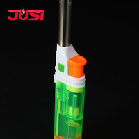 Briquet à flamme ouverte à buse allongée JUSI HC1031, rechargeable, outil d'allumage domestique pour cuisinière à gaz