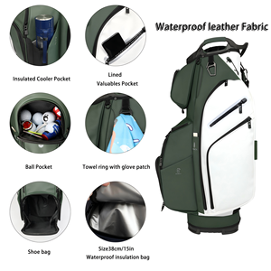 <span class=keywords><strong>Sac</strong></span> <span class=keywords><strong>de</strong></span> <span class=keywords><strong>golf</strong></span> portable léger et imperméable avec logo personnalisé, en PU, sangle réglable et plusieurs couleurs - Best-seller - Product Image 6
