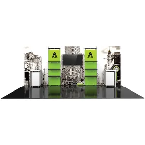 Portable Tradeshow Display Exhibition Stand Booth Fair Exhibition Stand Reusable Trade Show Booth