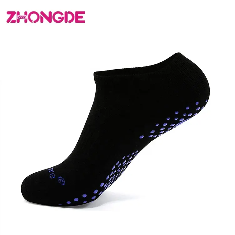 Custom women yoga/workout/gym/dance pilates antislip grip socks silicon rubber socks yoga socks