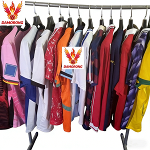 定制男式足球球衣套装短袖透气速干100%涤纶热转印印花 - Product Image 1