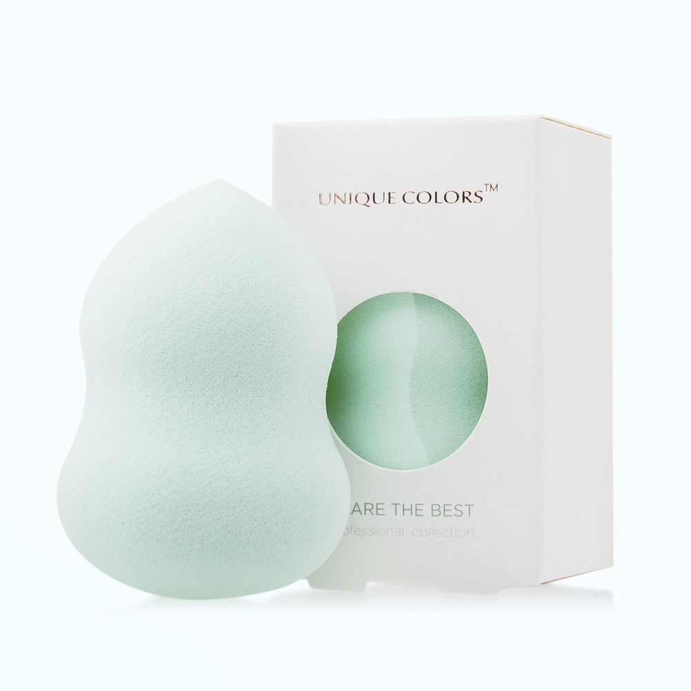 Éponge de maquillage verte