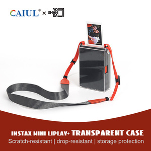 เคสใสกันรอยขีดข่วนสำหรับกล้องฟูจิ <span class=keywords><strong>Instax</strong></span> <span class=keywords><strong>Mini</strong></span> <span class=keywords><strong>LiPlay</strong></span>+ พร้อมสายคล้อง ขายส่ง - Product Image 3