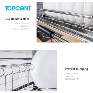 TOPCENT Design moderne extractible armoire murale de rangement coulissante panier de levage armoire de cuisine armoire de rangement système de levage - Product Image 4