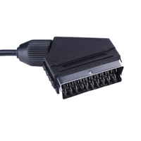 Ugreen-câble Scart RGB de 1.8m, connexion AV pour PS1, TV, PS2, cordon Audio/vidéo filaire, pour Consoles de jeu, accessoires
