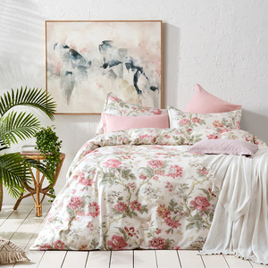 Luxury Printed French Floral <strong>Duvet</strong> <strong>Cover</strong> Set White Hotel Cotton <strong>Waffle</strong> <strong>Duvet</strong> <strong>Cover</strong> Set Modern Luxury <strong>Duvet</strong> <strong>Cover</strong> - Product Image 1