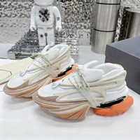 Chaussures décontractées de luxe en cuir véritable style vaisseau spatial, modèle 2026, les plus vendues, pour la marche, collection Printemps/Hiver