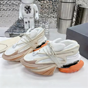 Chaussures décontractées de luxe en cuir véritable style vaisseau spatial, modèle 2026, les plus vendues, pour la marche, collection Printemps/Hiver - Product Image 1