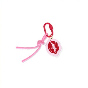 Llaveros Promocionales Personalizados con Cuerda de Escalada, Diseño de Pájaro del Amor, Lazo, Piña, Cangrejo, para Bolsos, Móviles, Acrílico - Product Image 6